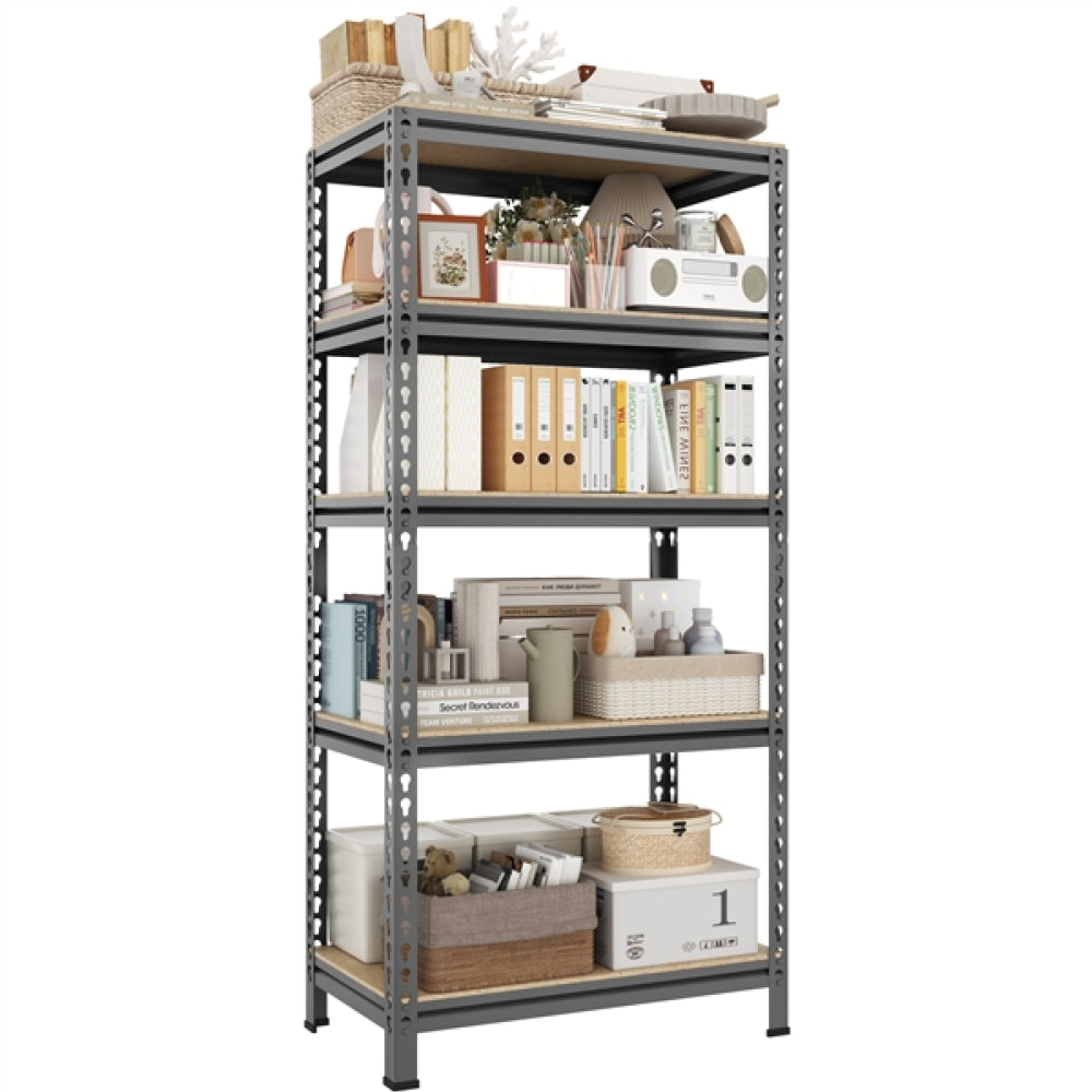 5-Tier Utility Shelves Adjustable Metal Shelving Units