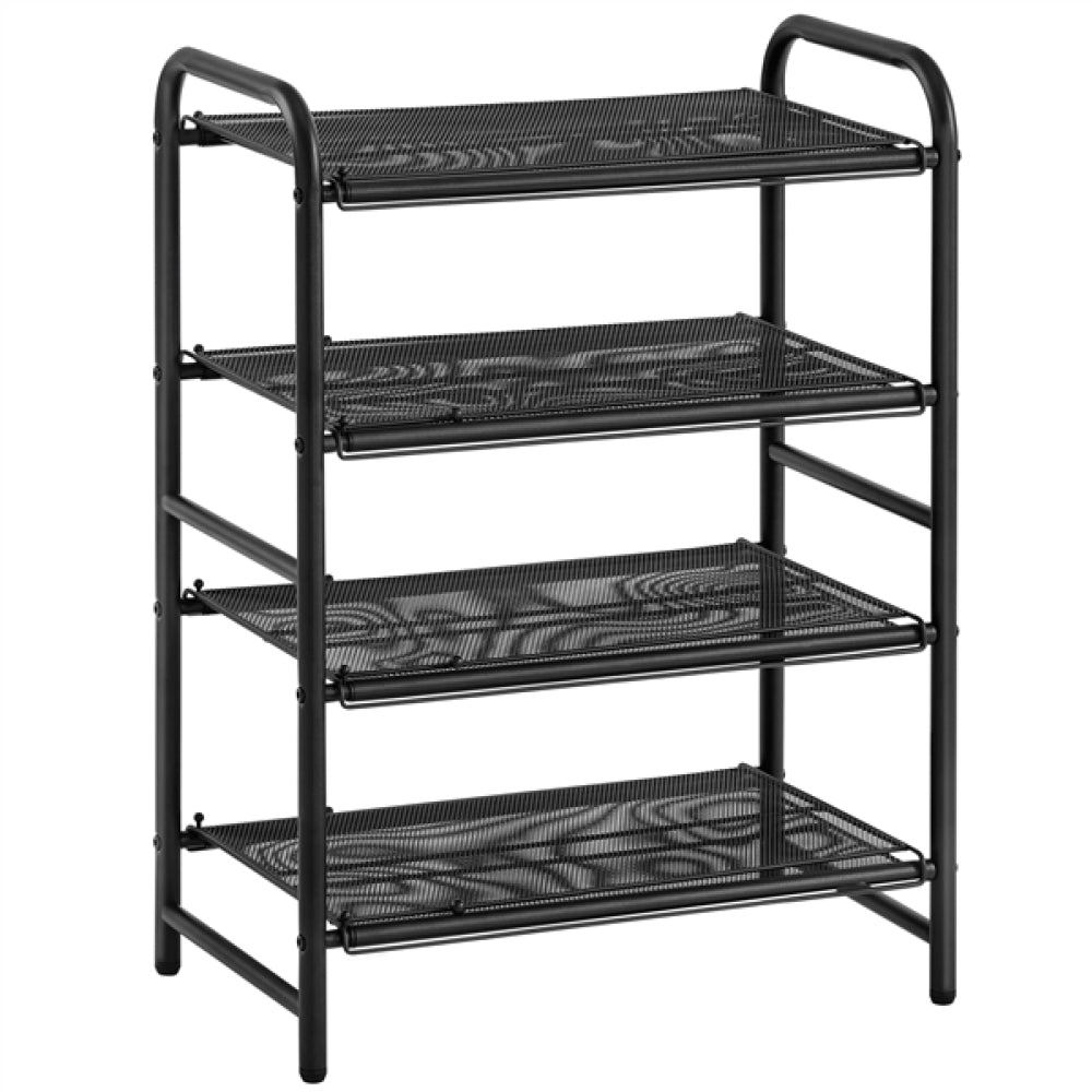 4-Tier Expandable Iron Shoe Rack