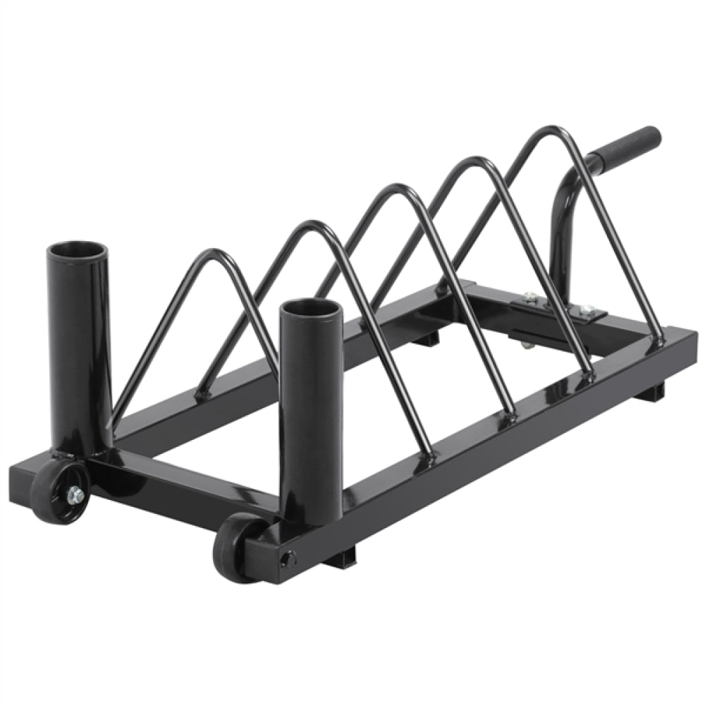 Horizontal Bumper Plate Rack Strength Fitness Rack Plate Holder