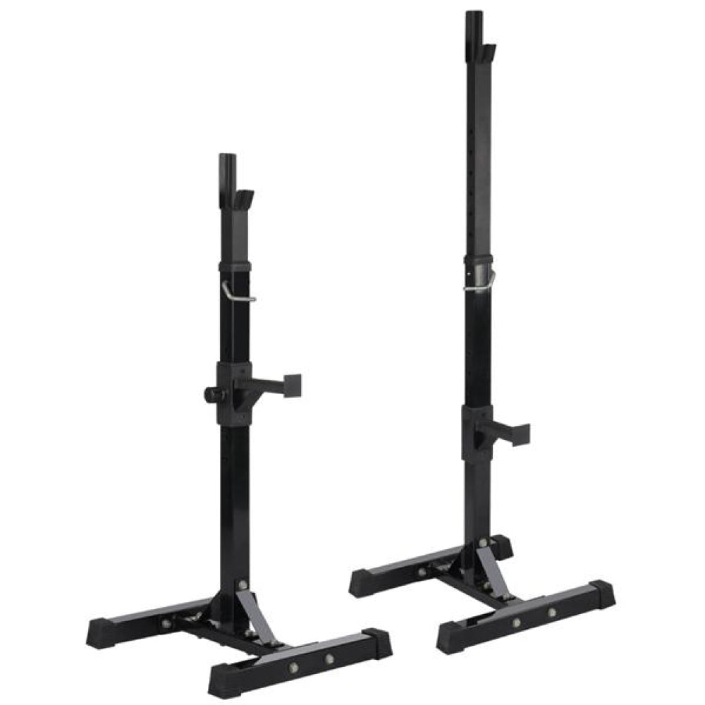 Pair of Adjustable Squat Rack Standard 45-70 Inch Solid Steel Squat Stand