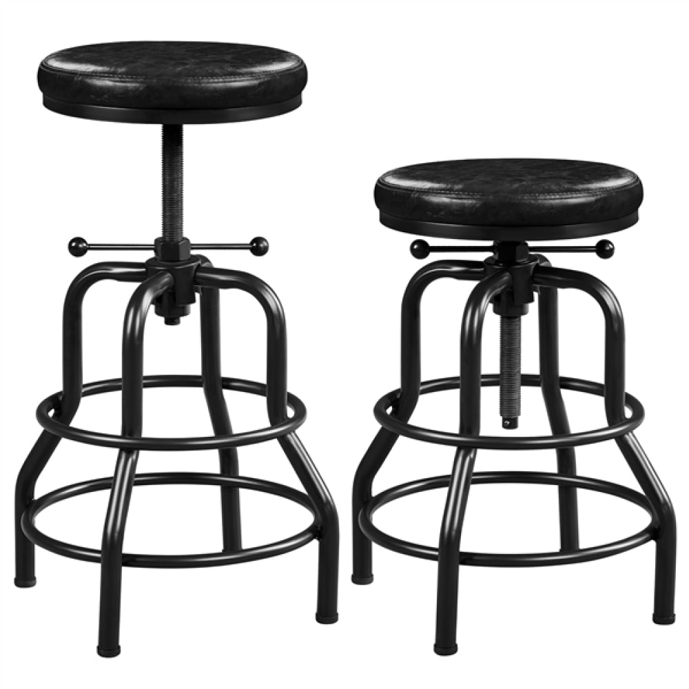 Vintage Industrial Bar Stool Rustic Swivel Bar Stool