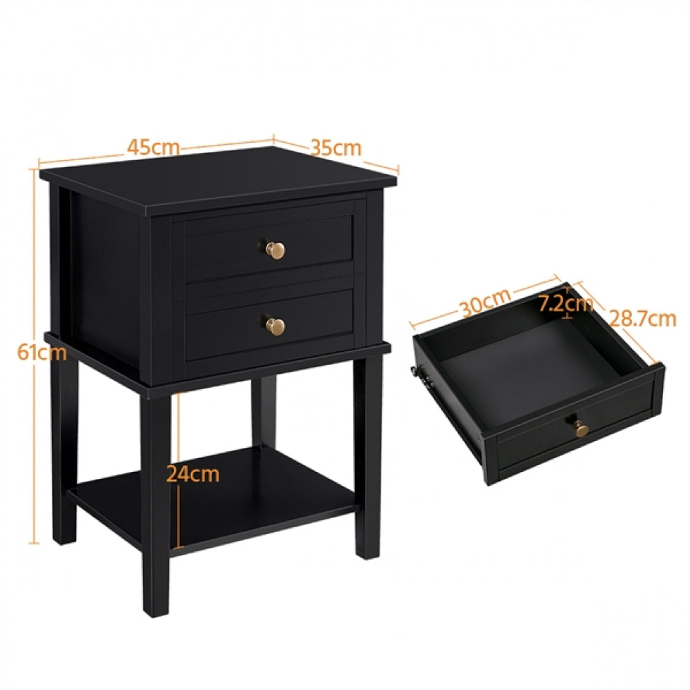 Side Table Nightstand End Table