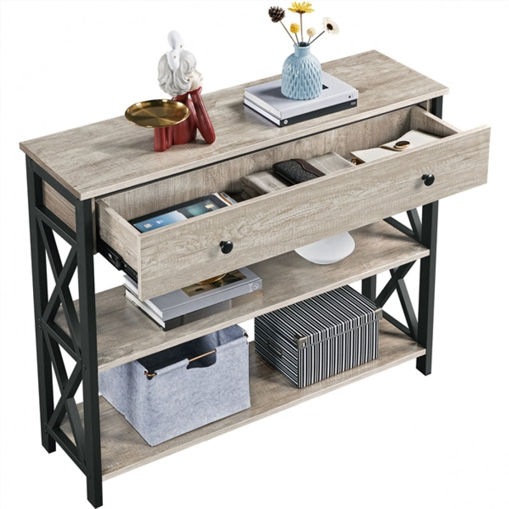 Vintage Wooden Console Table Hall Table Entryway Table