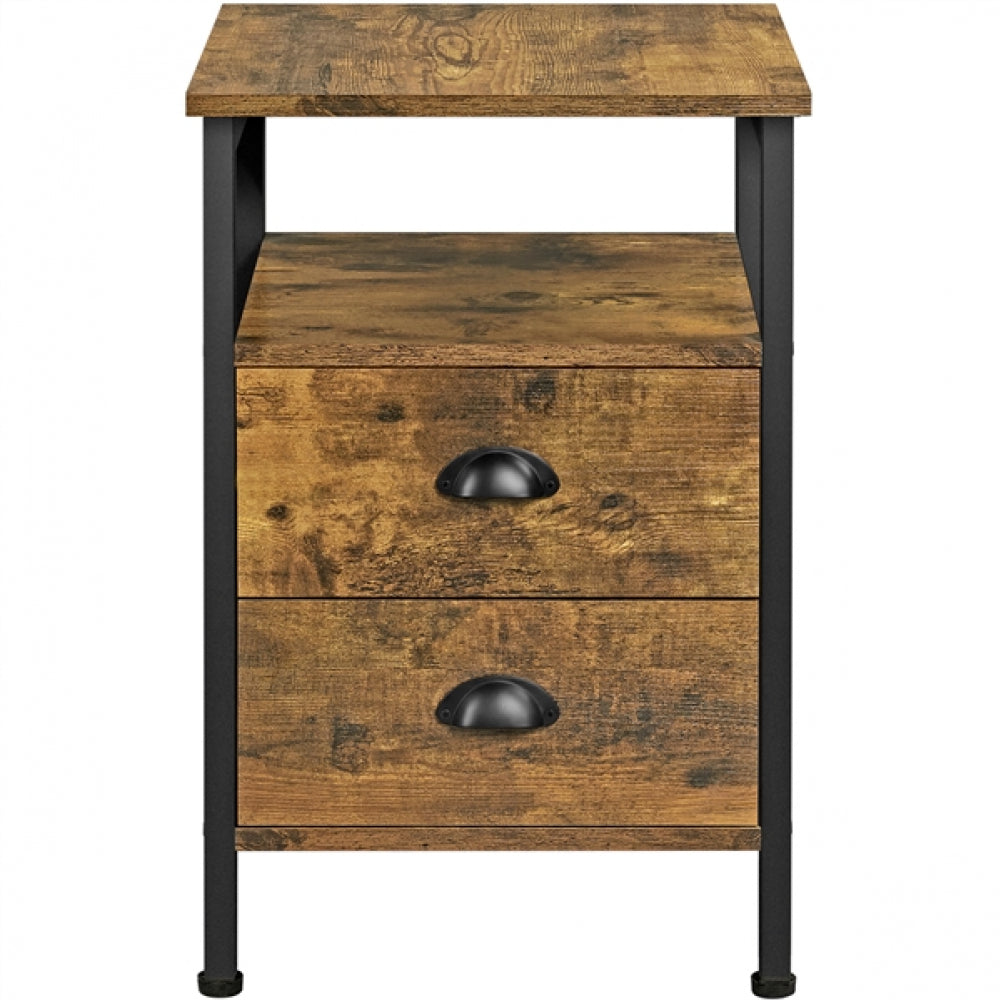 1 Pair Side Table with 2 Drawers