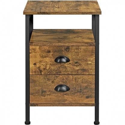 1 Pair Side Table with 2 Drawers
