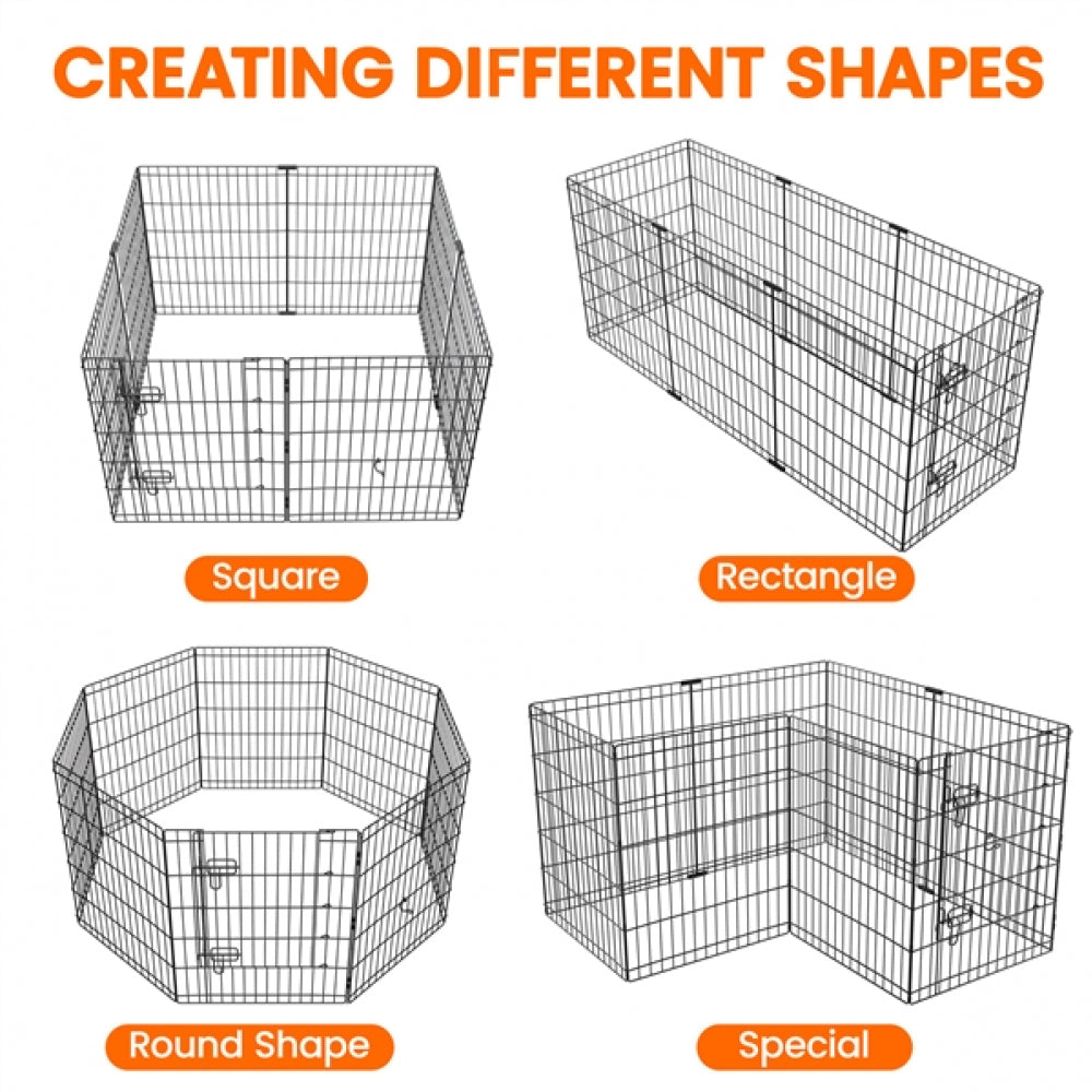 Foldable Metal Dog Exercise Pen Dog Pen
