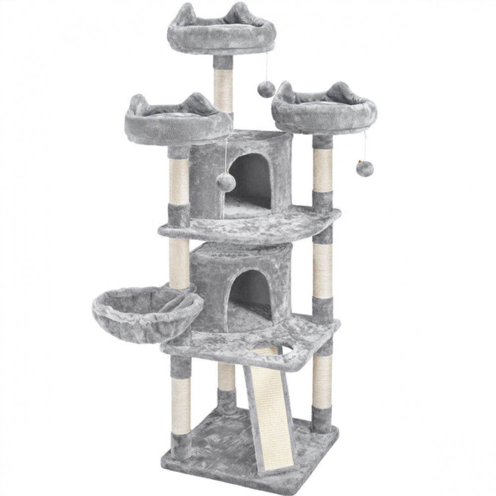 Large Cat Tree Big Cat House Plush Cat Tower