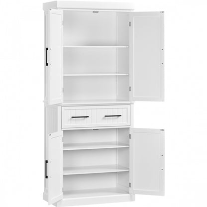 Tall Pantry Cupboard Kitchen Pantry Cabinet Freestanding Storage Cabinet