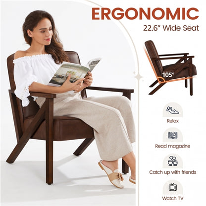 2pcs Accent Chair Armchair Lounge Chair