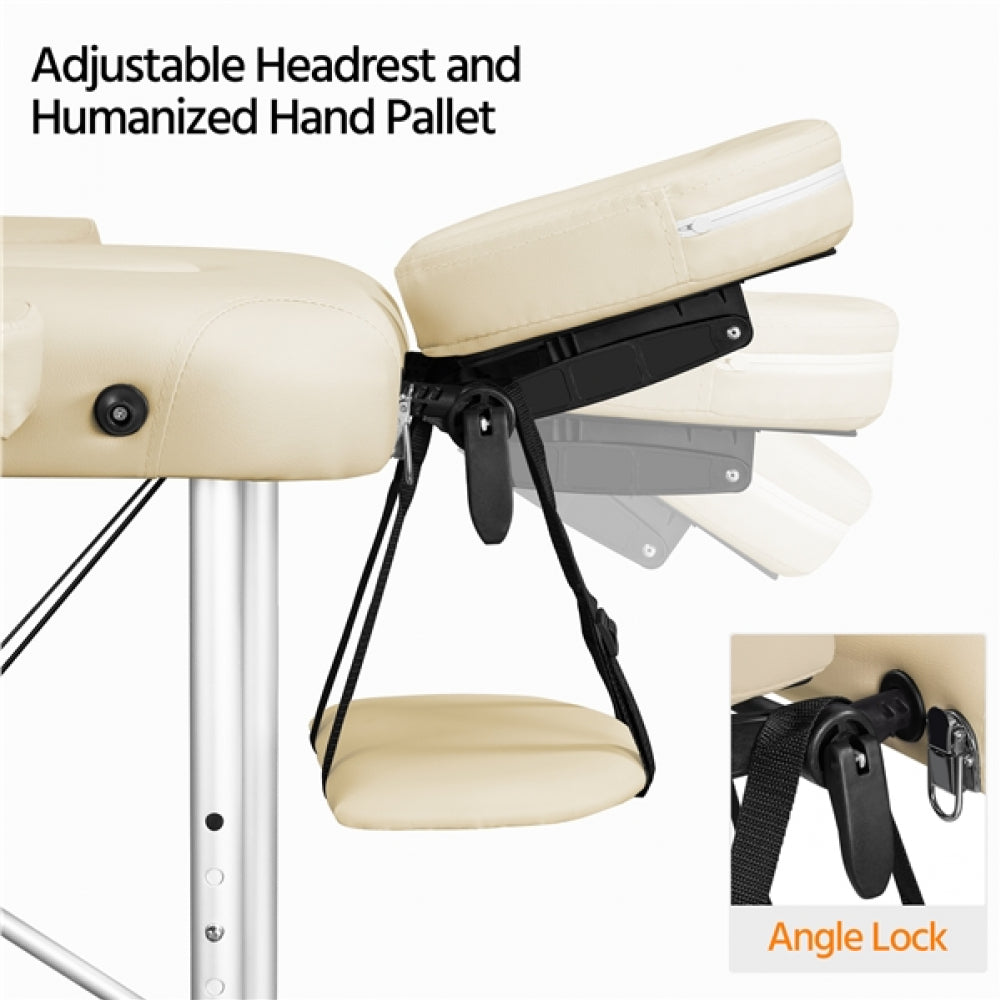 Professional 3 Fold Massage Bed Adjustable Massage Equipment