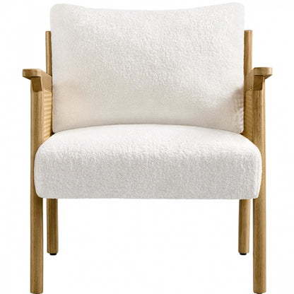Boucle Upholstered Accent Chair Lounge Chair