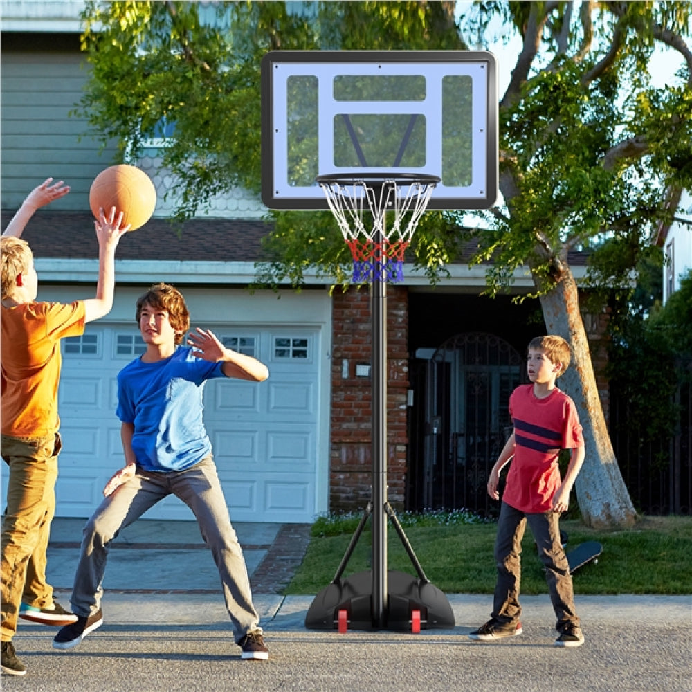 7.2-9.2FT Height-Adjustable Basketball Hoop System