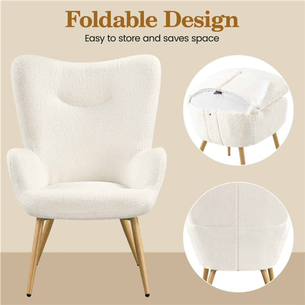Boucle Accent Chair Armchair