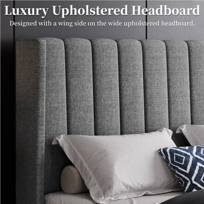 Queen Upholstered Bed Frame