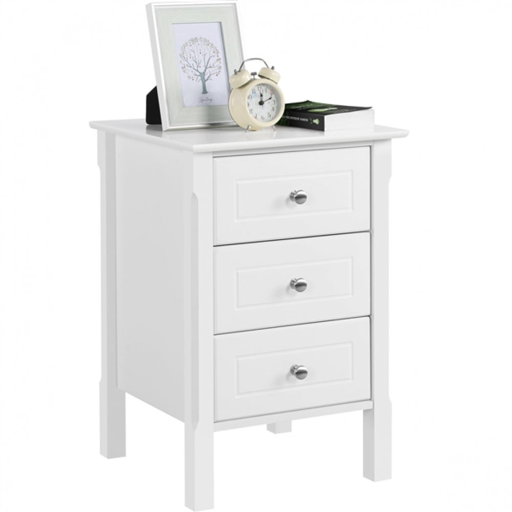 End Table Side Table Nightstand with 3 drawers