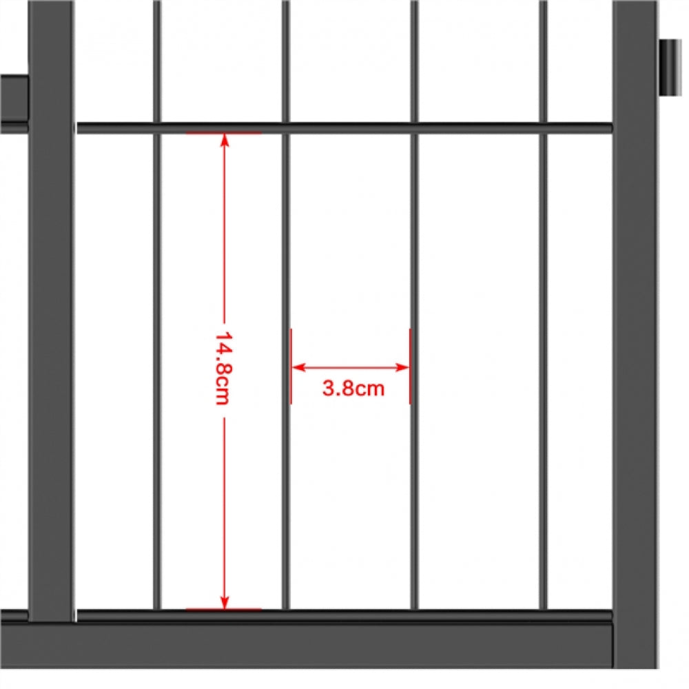8 Panel Dog Pen Playpen Play Yard Metal Exercise Barrier Pet Pen