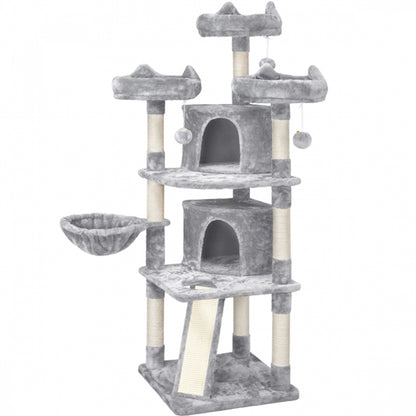 Large Cat Tree Big Cat House Plush Cat Tower