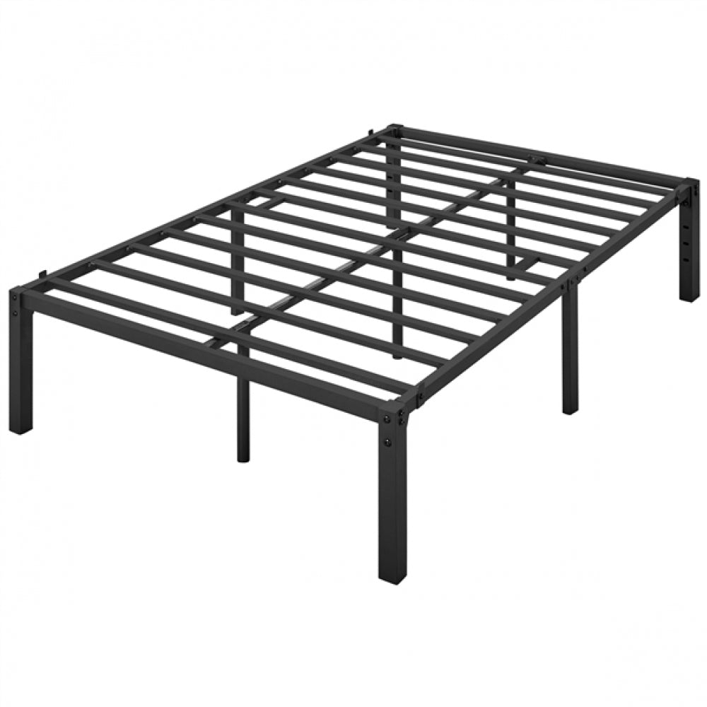 Double Metal Bed Frame with Heavy Duty Steel Slat Support