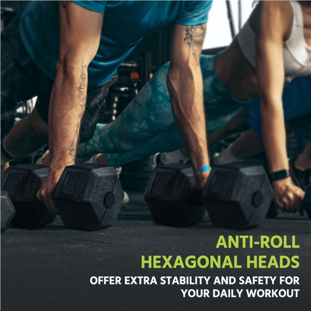 Set of 2 x 8kg Dumbbells Sporting Hand Weights