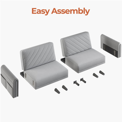 Convertible Sofa Bed Fabric 3-Seater Sofa Bed
