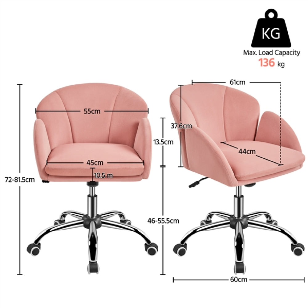 Cute Desk Chair for Home Office Makeup Vanity Chair