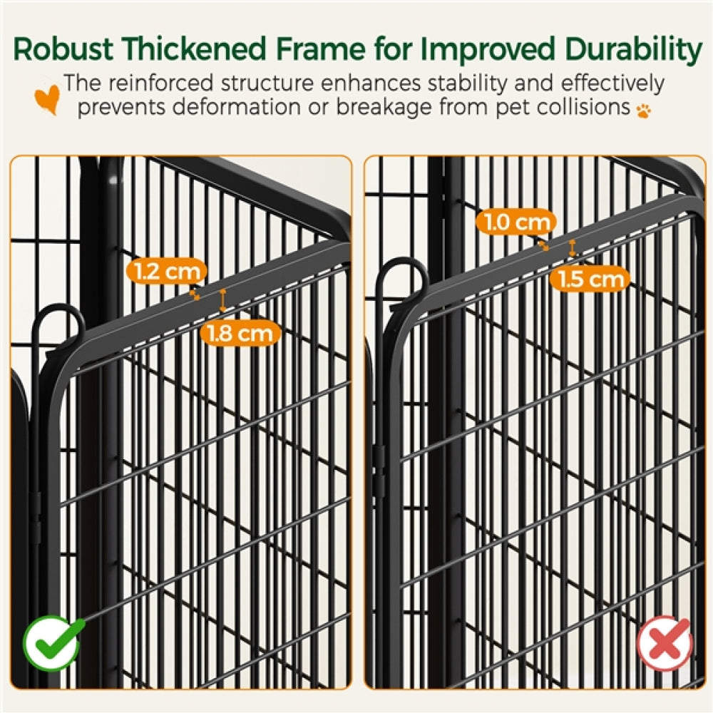 8 Panels Dog Playpen Dog Pen