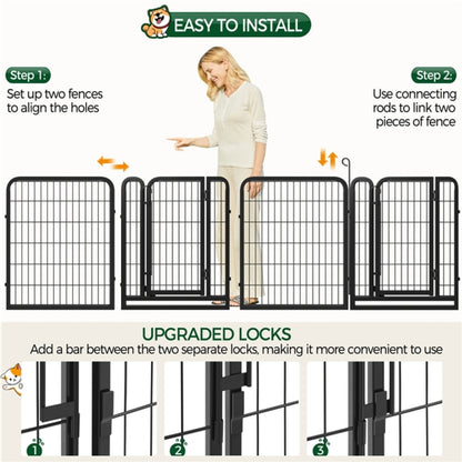 31.5″ Tall 32-Panel Dog Pen Playpen