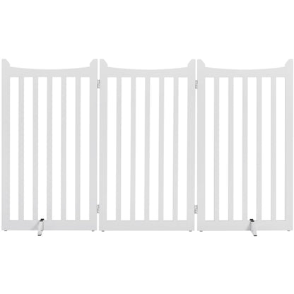 Indoor Pet Barrier for Doorway Dog Pen Wooden Pet Gate