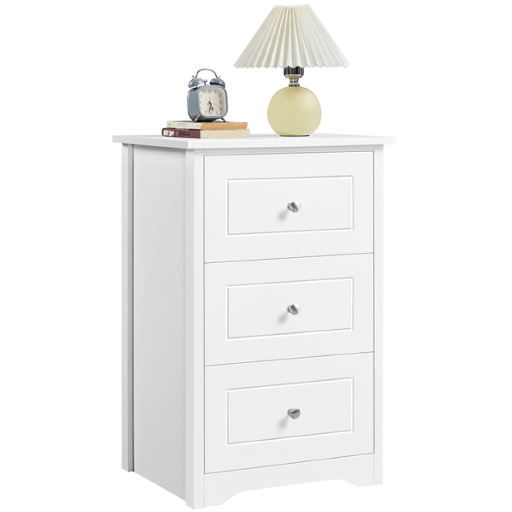 Extra Large End Table Classic Side Table Storage Cabinet