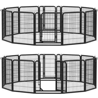 12 Panels Dog Playpen Pet Pen