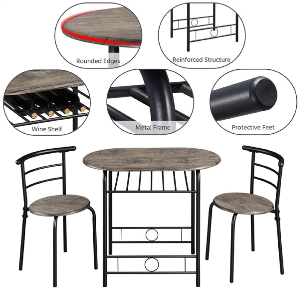 3 Piece Dining Set Dining Table Dining Chair Set