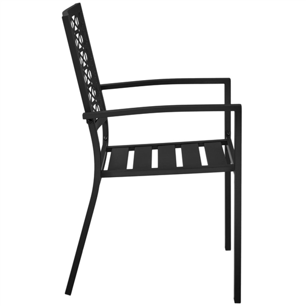2pcs Dining Chairs + Outdoor Coffee End Table