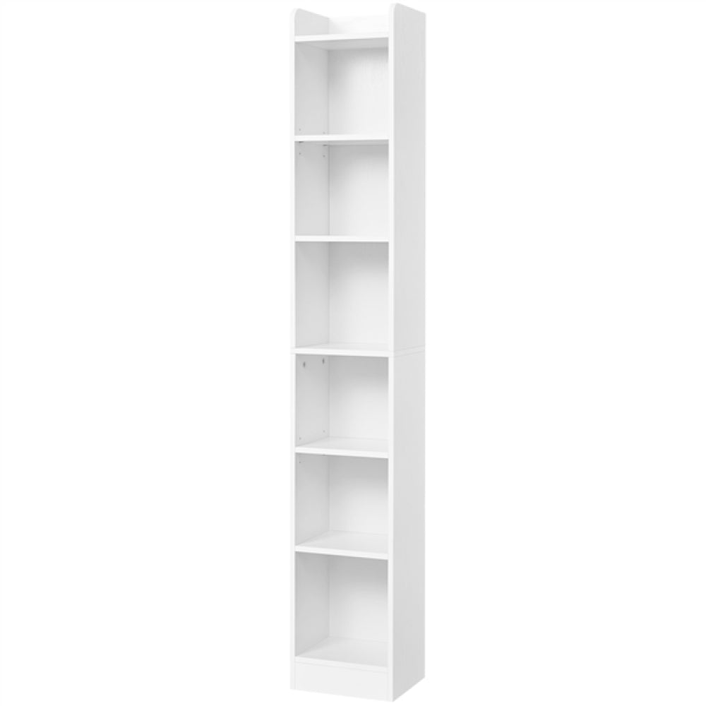 7-layer Narrow Open Shelf Bookshelf