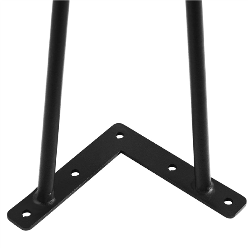 4PCS 16 Inch Solid Hairpin Coffee Table Legs 3-Rods