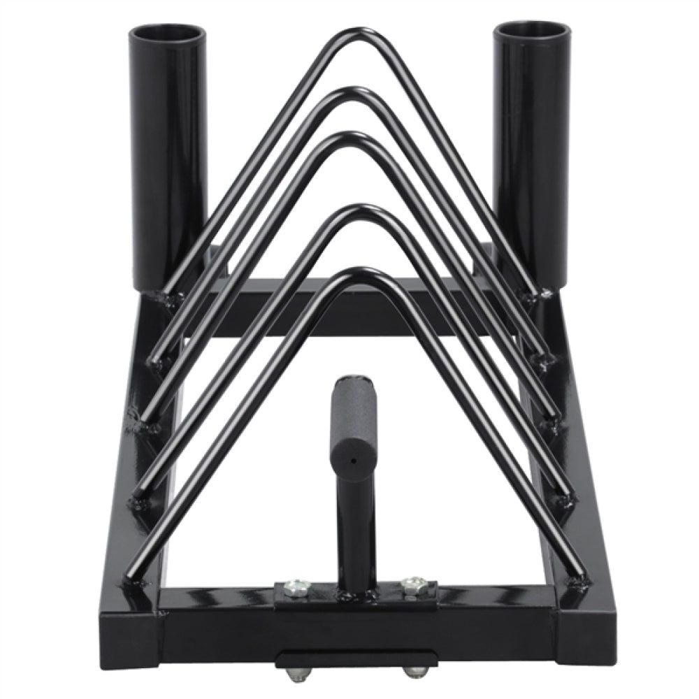 Horizontal Bumper Plate Rack Strength Fitness Rack Plate Holder
