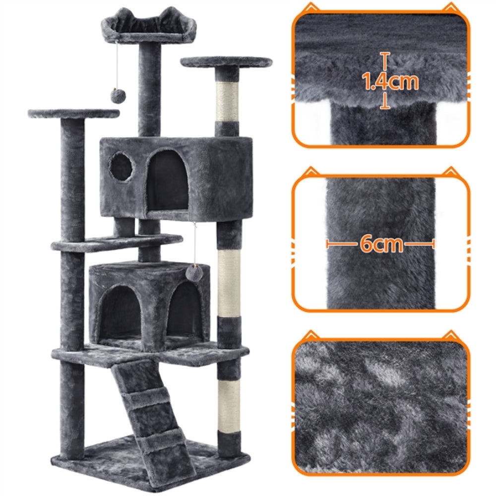 158cm 158cm Tall Cat Tree Condo Kitten Tree Tower