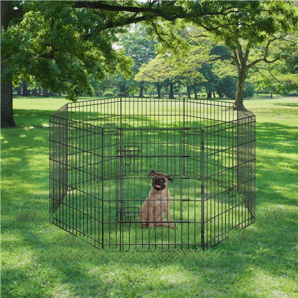 Foldable Metal Dog Exercise Pen Dog Pen