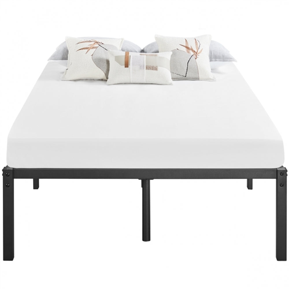 Double Metal Bed Frame with Heavy Duty Steel Slat Support