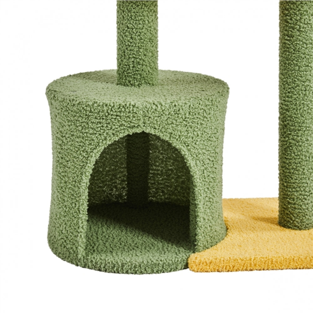Coconut Palm Cat Tree Cat Scratching Post with Natural Sisal Rope