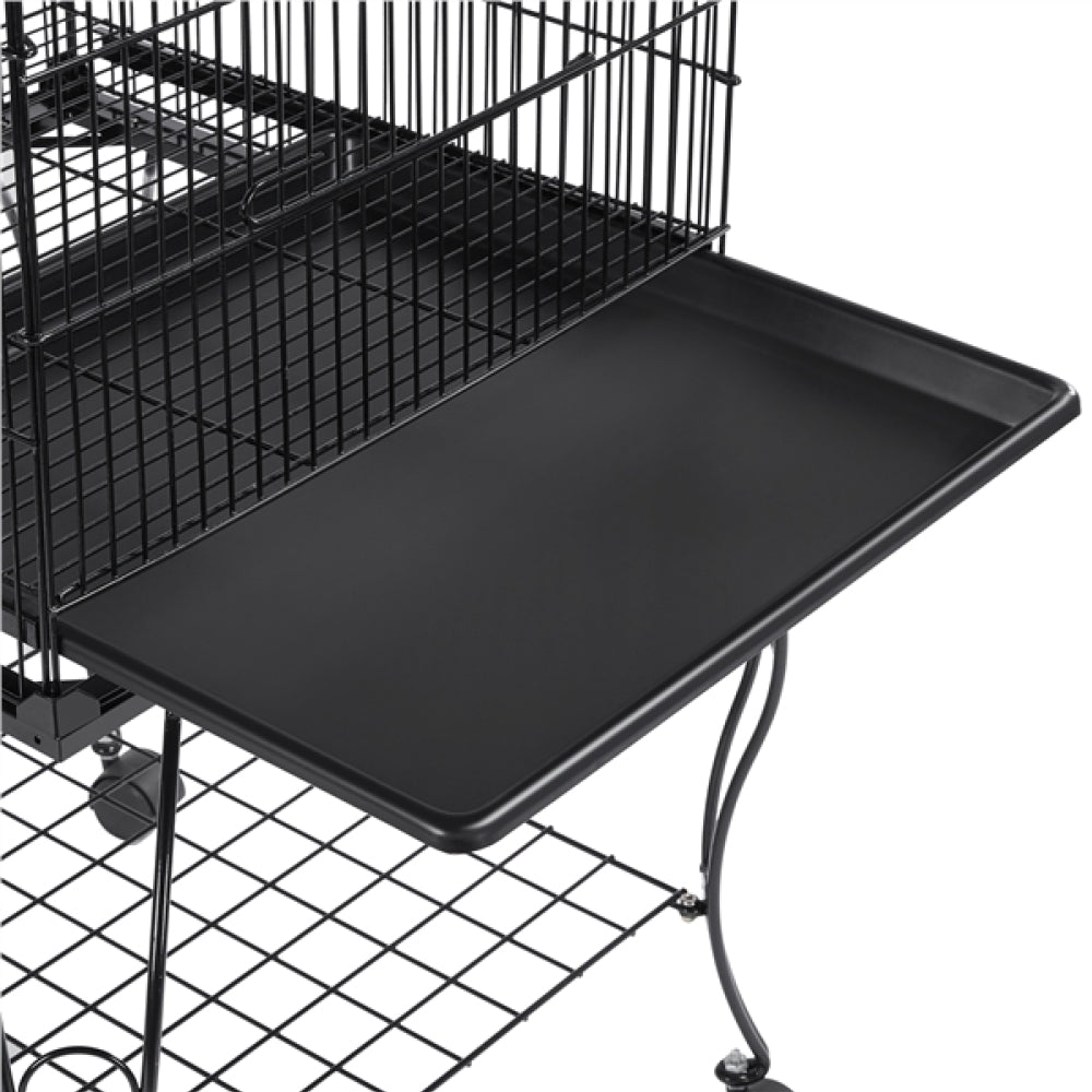 H145cm Open Top Metal Parrot Cage Bird Cage