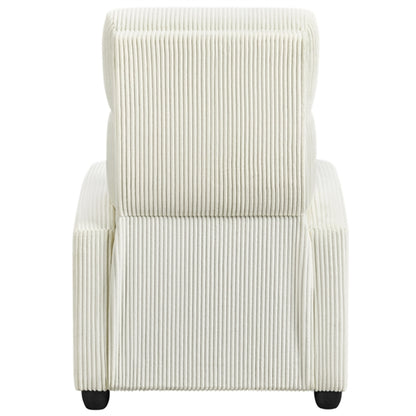 Recliner Chair Corduroy Recliner Sofa Adjustable Modern Single Reclining Chair