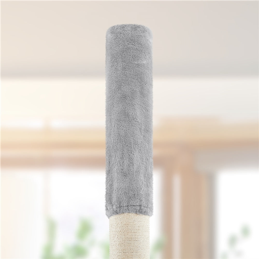 2.3-2.7M Floor-to-Ceiling Cat Tree Adjustable Tall Cat Tower
