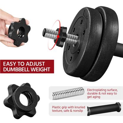 15kg/33lb Adjustable Dumbbell Weight Set