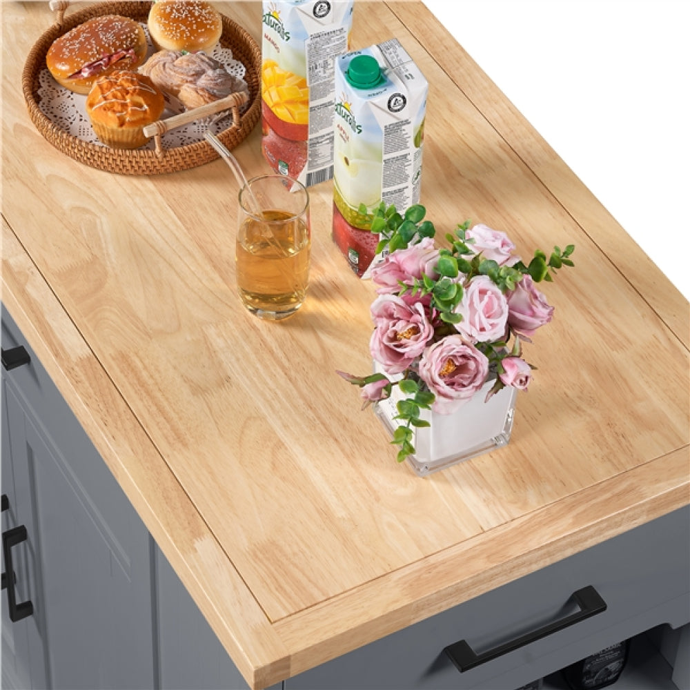 Wooden Kitchen Island Kitchen Cart Kitchen Trolley