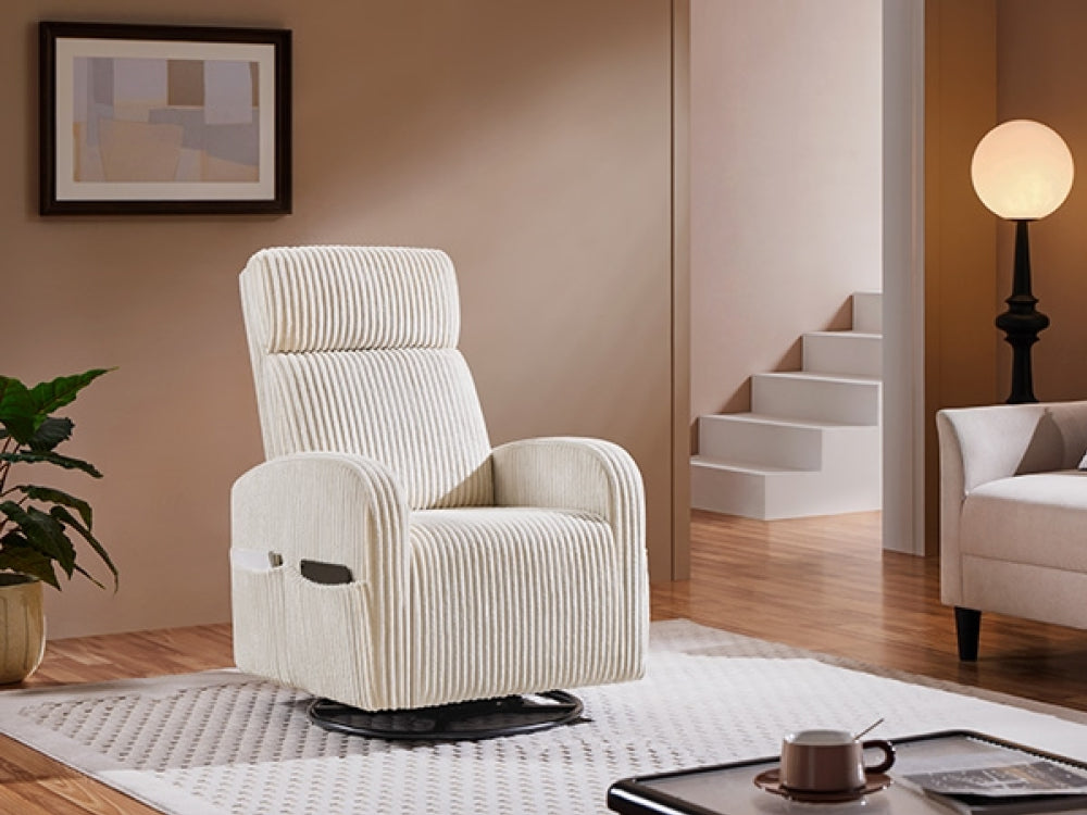 360-Degree Swiveling Nursing Glider Chair Rocking Chair