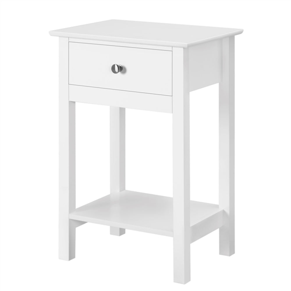 2pcs Improved Quality Wood Bedside End Table Storage Cabinet Night Stand