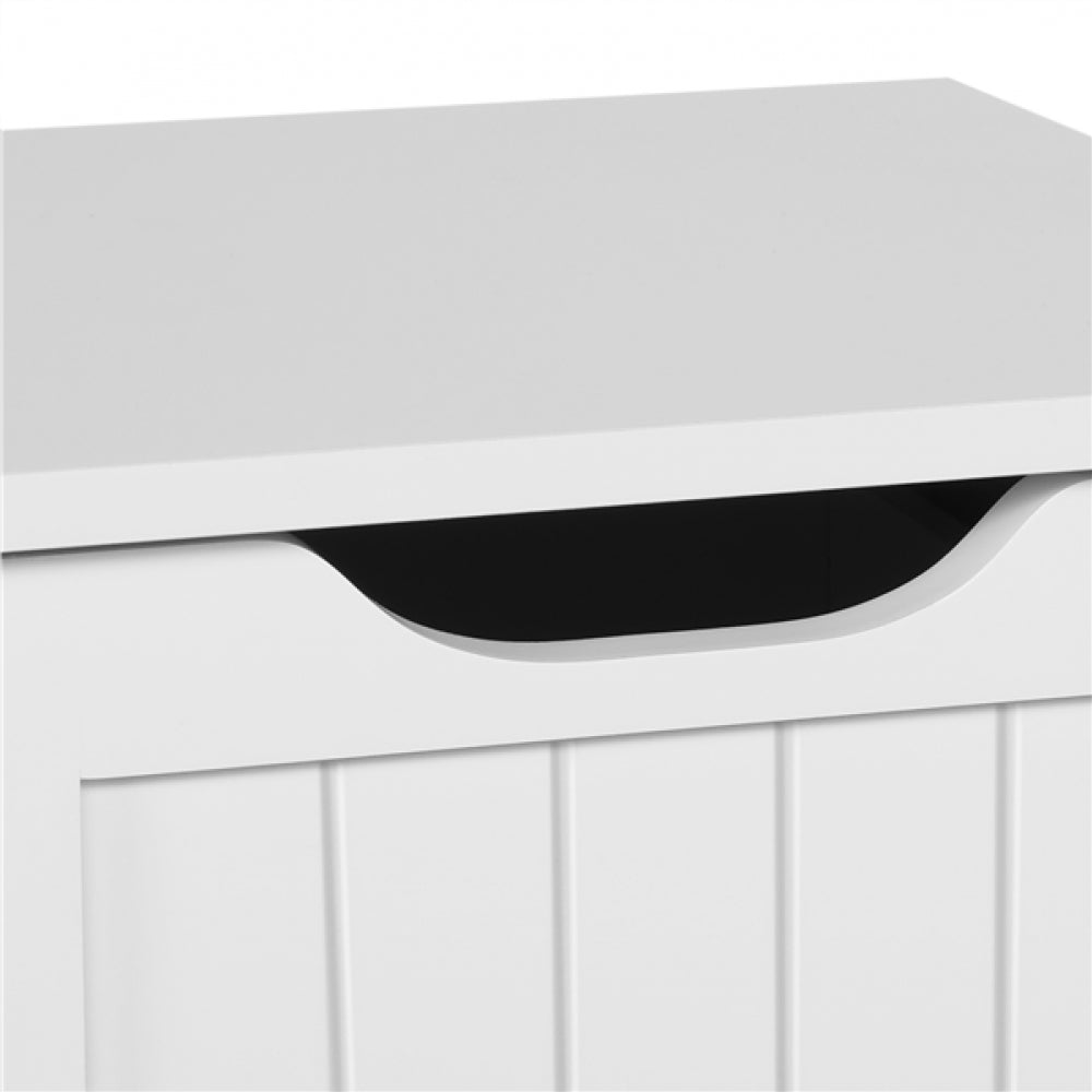 Bathroom Floor Cabinet Wooden Side Storage Organizer