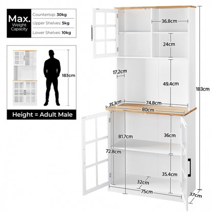 Kitchen Pantry Storage Cabinet Large Countertop Storage Kitchen Buffet