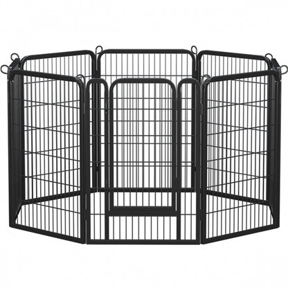 24 Panels Dog  Pen Metal Pet Playpen
