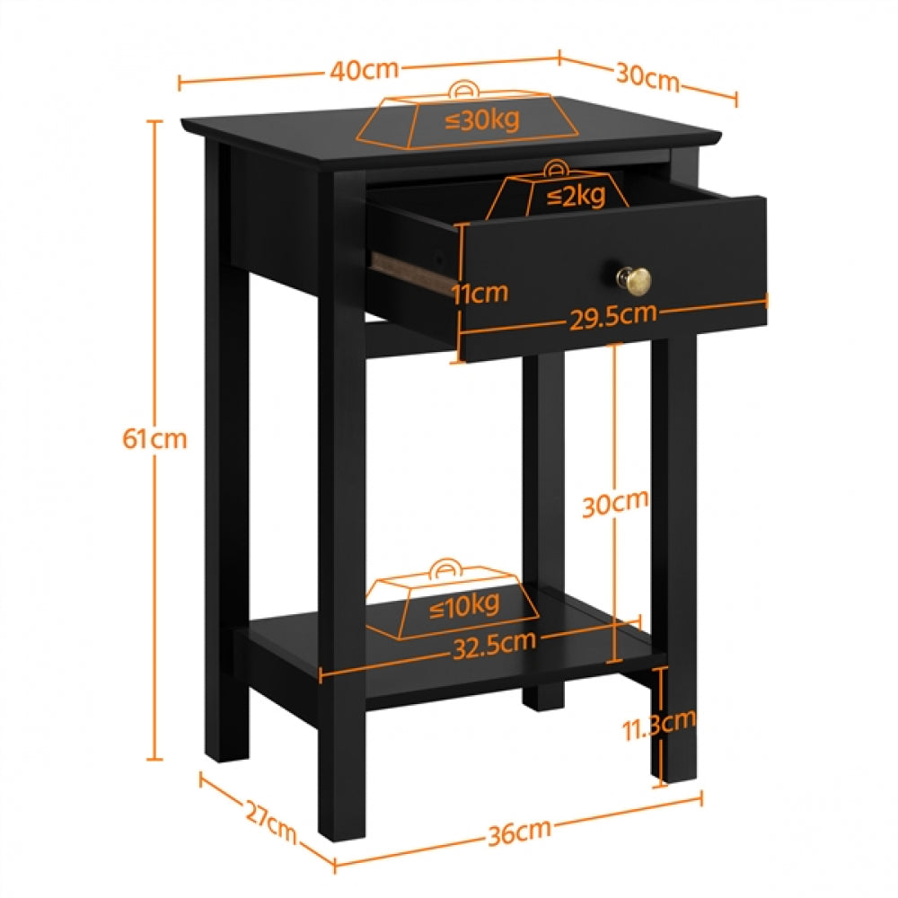 Bedside Table Nightstand Side Table End Table
